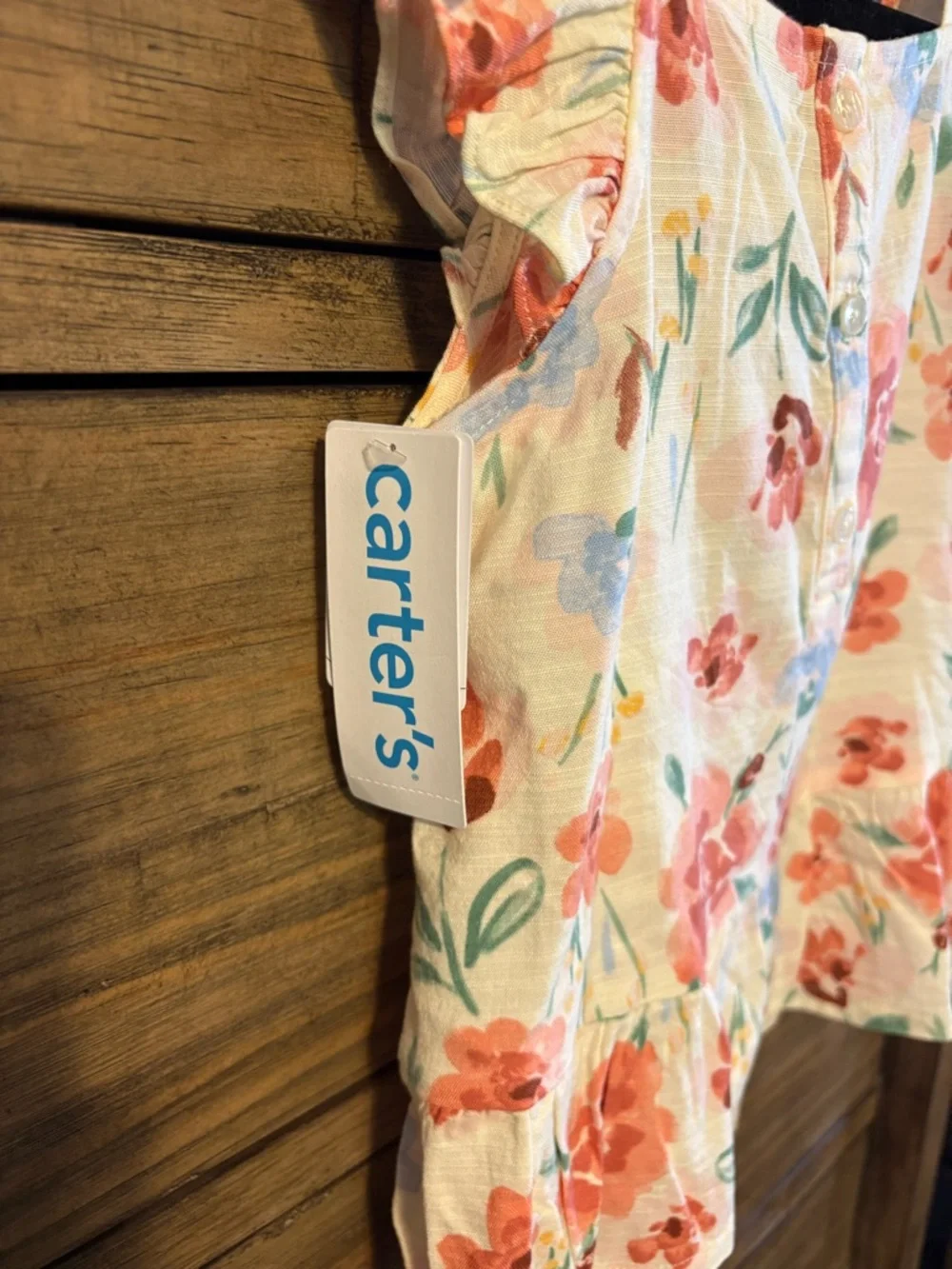 Carter’s‎ 5T Floral Matching Set NWT Girls Ruffle Top & Wide Leg Pants Spring